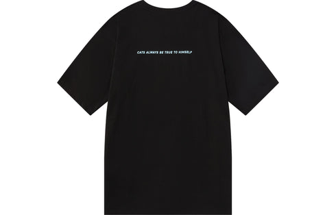 Kitty Letter Cartoon Print T-shirt